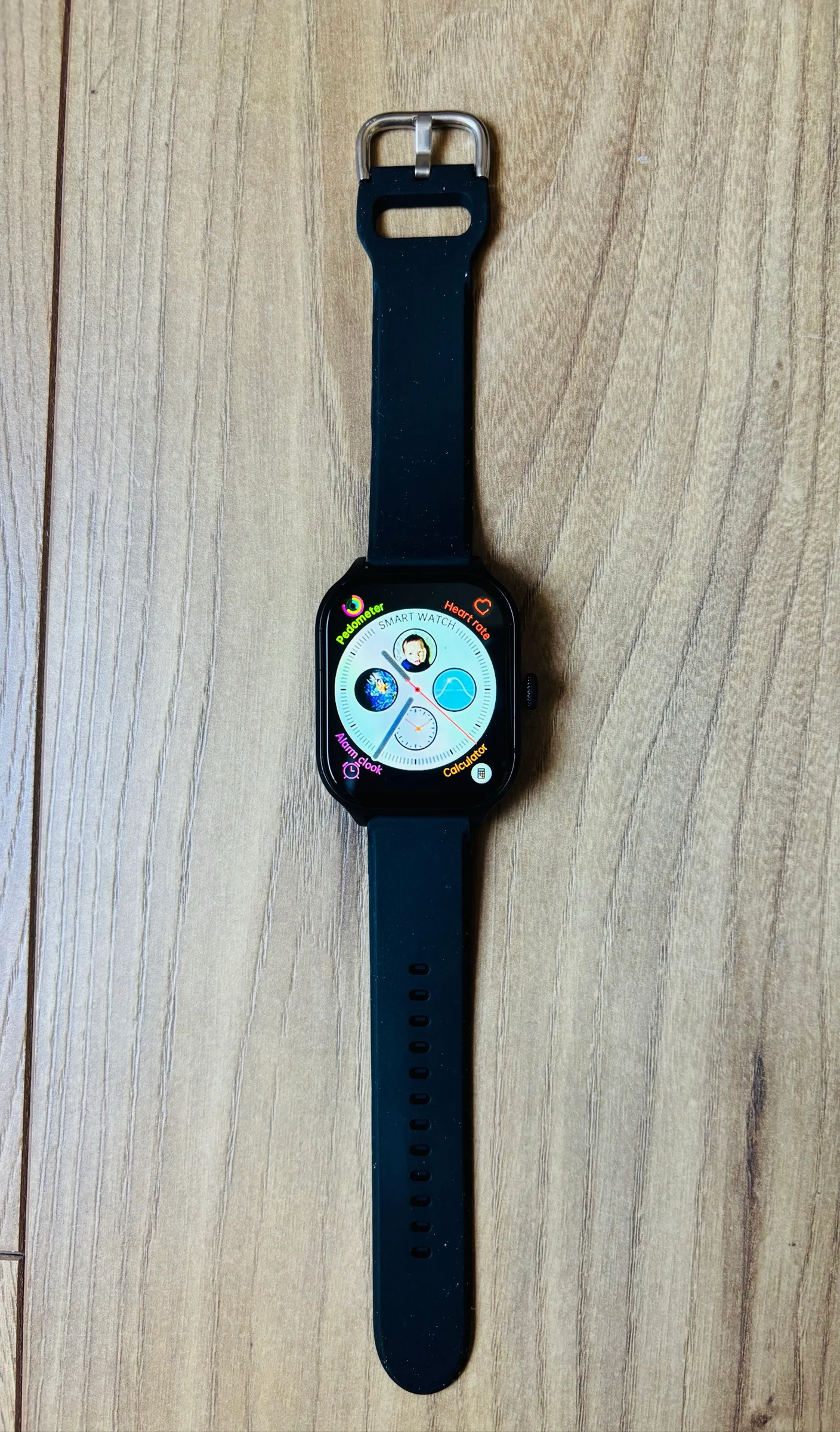 Montre connectée noire neuve H9  – photo 5